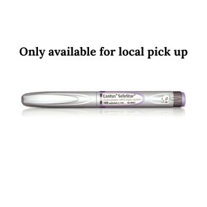 lantus solostar insulin glargine injection 100 iu/ml, 3ml